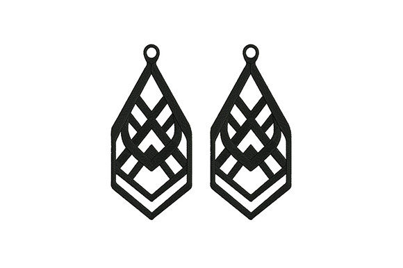 Big Dangle Earrings: A Holiday Embroidery Review