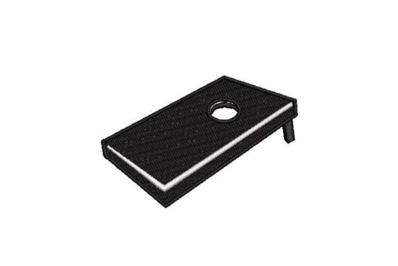 Cornhole Board Silhouette: A Craft Fair Staple