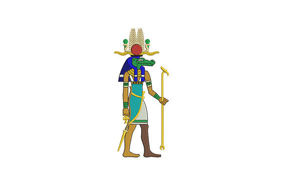 Egyptian Crocodile God: A Bold Holiday Embroidery Review