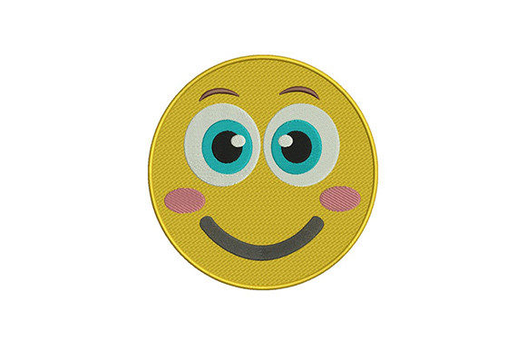 Review: Blushing Emoji Embroidery Design