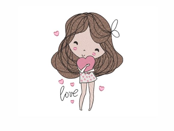 Reviewing Girl with a Heart for Valentine Projects