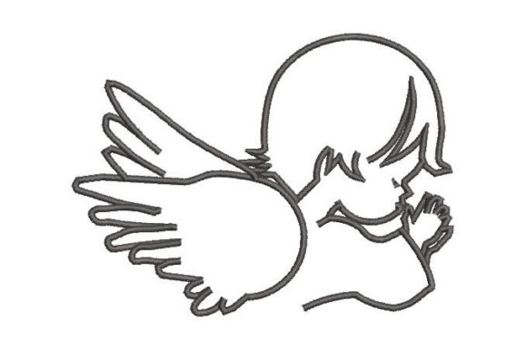 Reviewing Praying Angel Boy for Real Embroidery Projects
